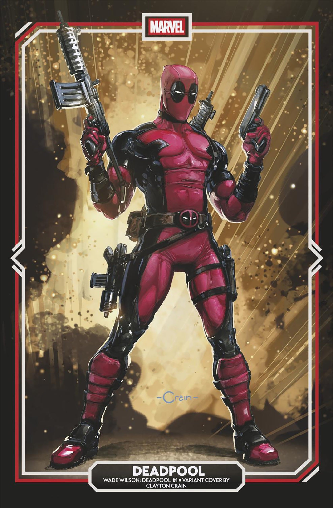 WADE WILSON: DEADPOOL #1 CLAYTON CRAIN VARIANT 1st Print