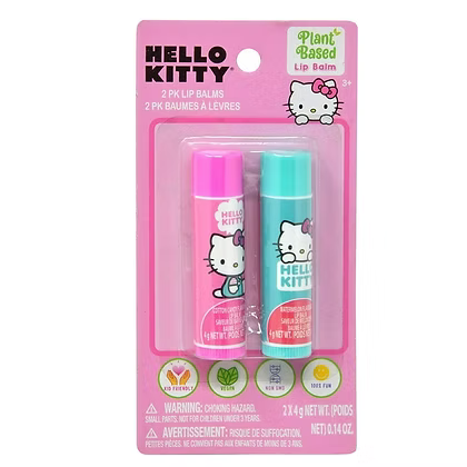 HELLO KITTY 2 PK LIPBALM